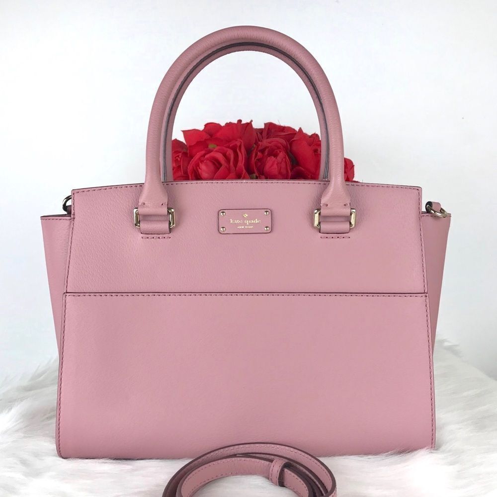 ♥️ NWT KATE SPADE PINK LEATHER SATCHEL ♥️
